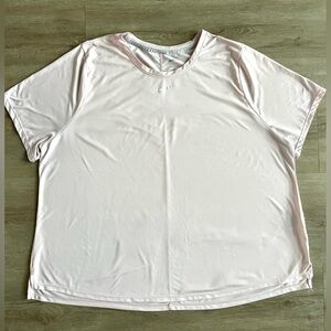 Womens Nike Plus Size 3XL Pink Dri Fit Lightweight Workout Shirt Plus Size